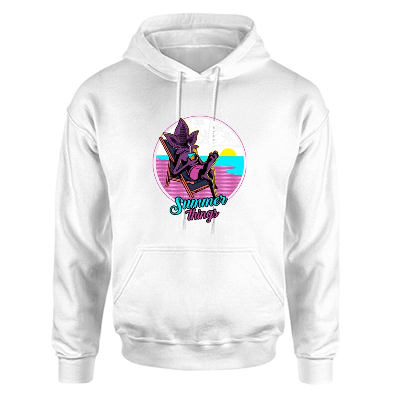 Summer Things Unisex Kapucnis Pulcsi