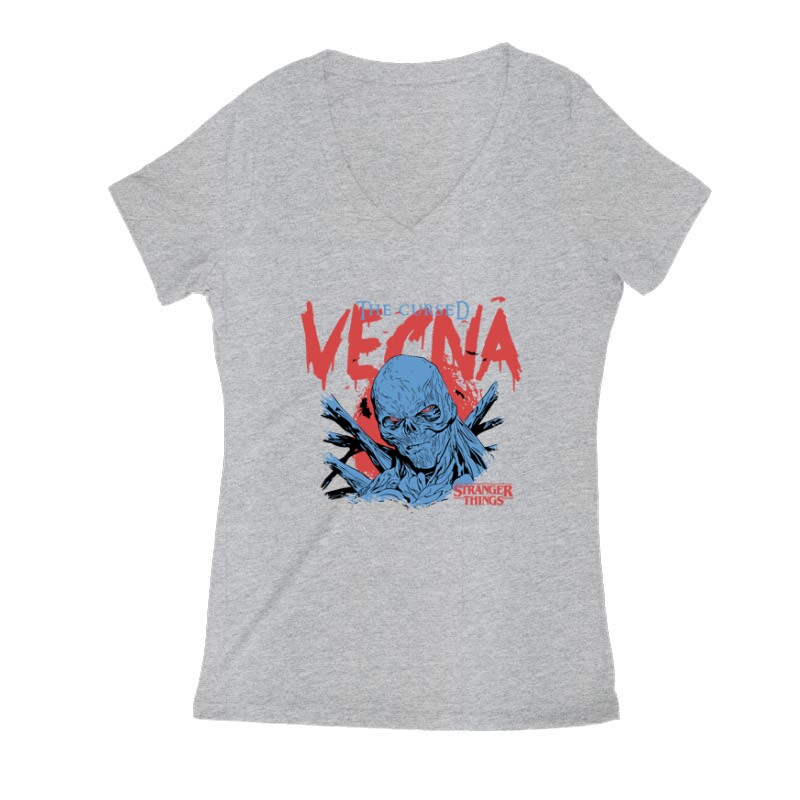 The Cursed Vecna Női V Kivágott póló