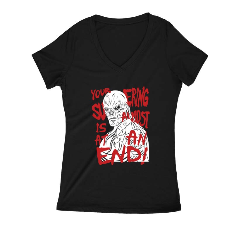 Vecna subtitle Női V Kivágott póló