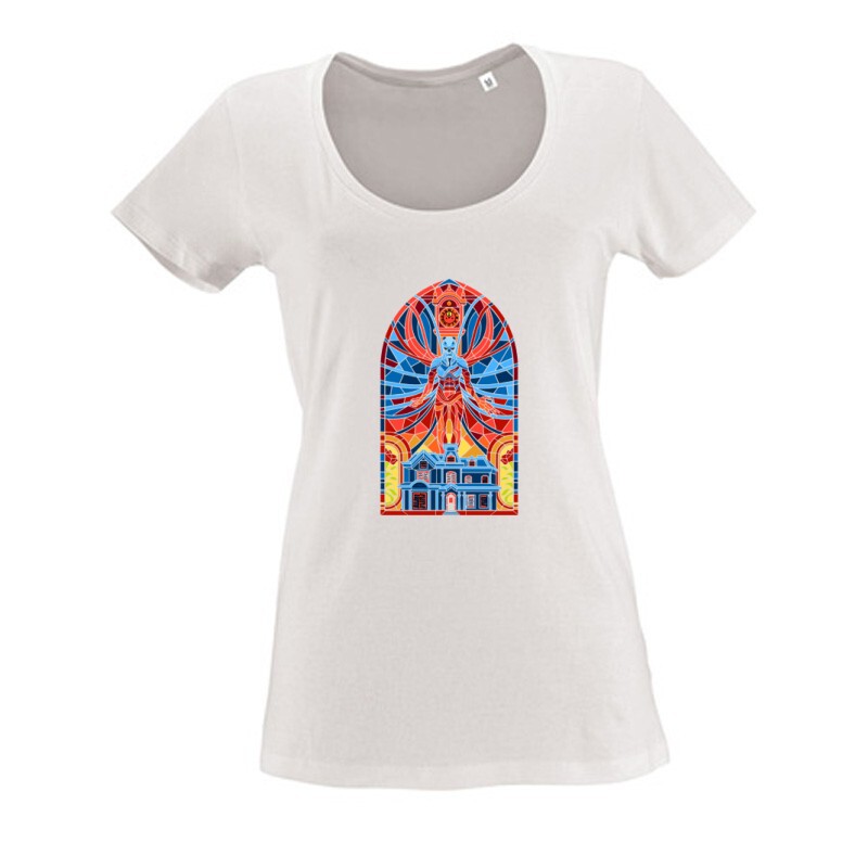 Stained Glass Vecna Női O Nyakú Póló