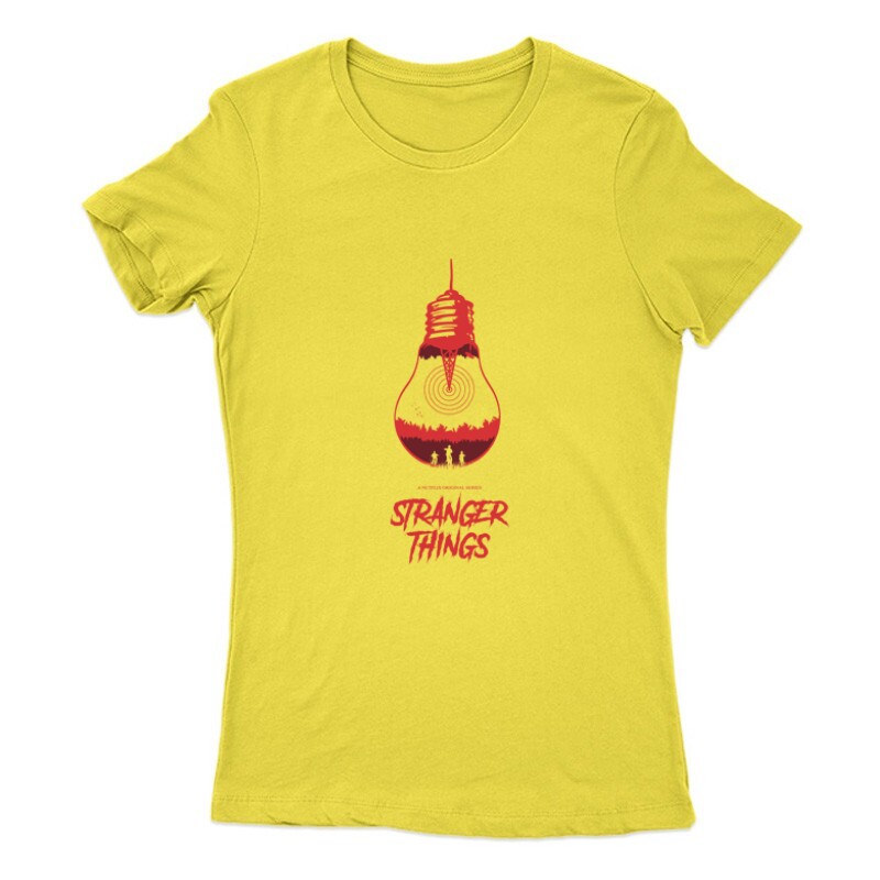Stranger Things lamp Női Póló