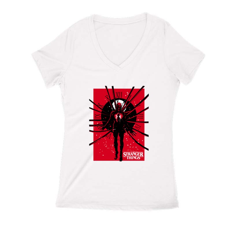 Stranger Things Season 4 Női V Kivágott póló