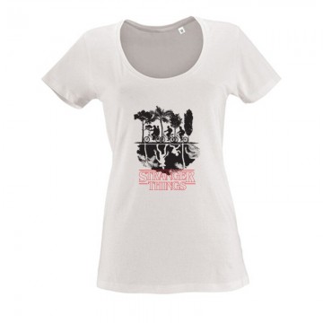 Upside-down Női O Nyakú Póló