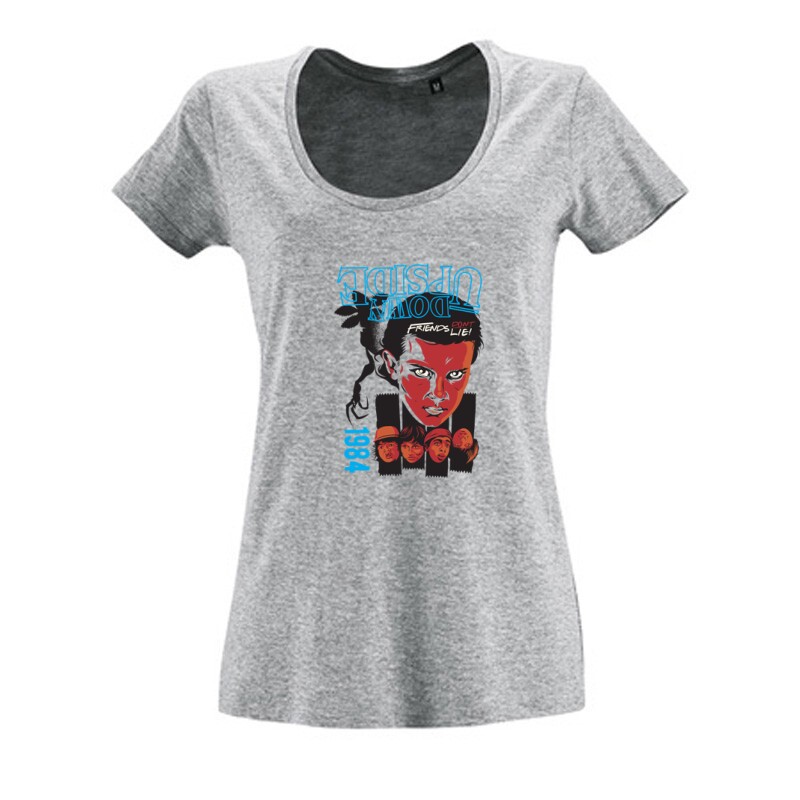 Upside-down 1984 Női O Nyakú Póló