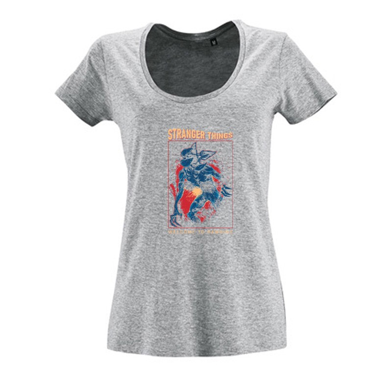 Welcome to Hawkins Női O Nyakú Póló