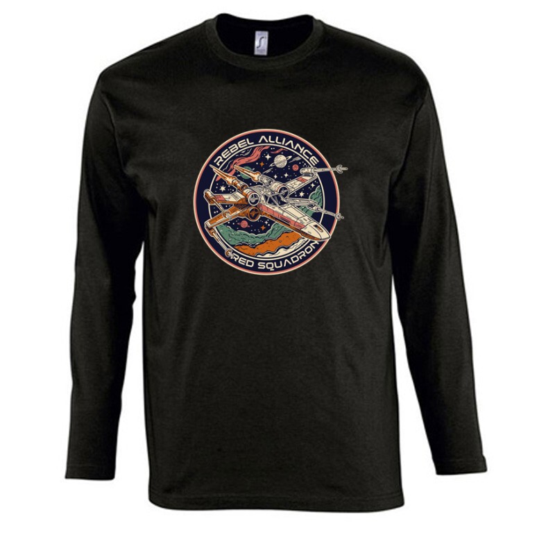 Rebel alliance Red Squadron Hosszú Ujjú Póló