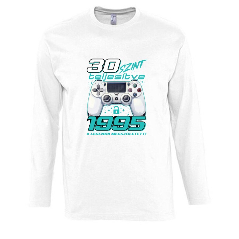 Gamer Szülinapi Hosszú Ujjú Póló