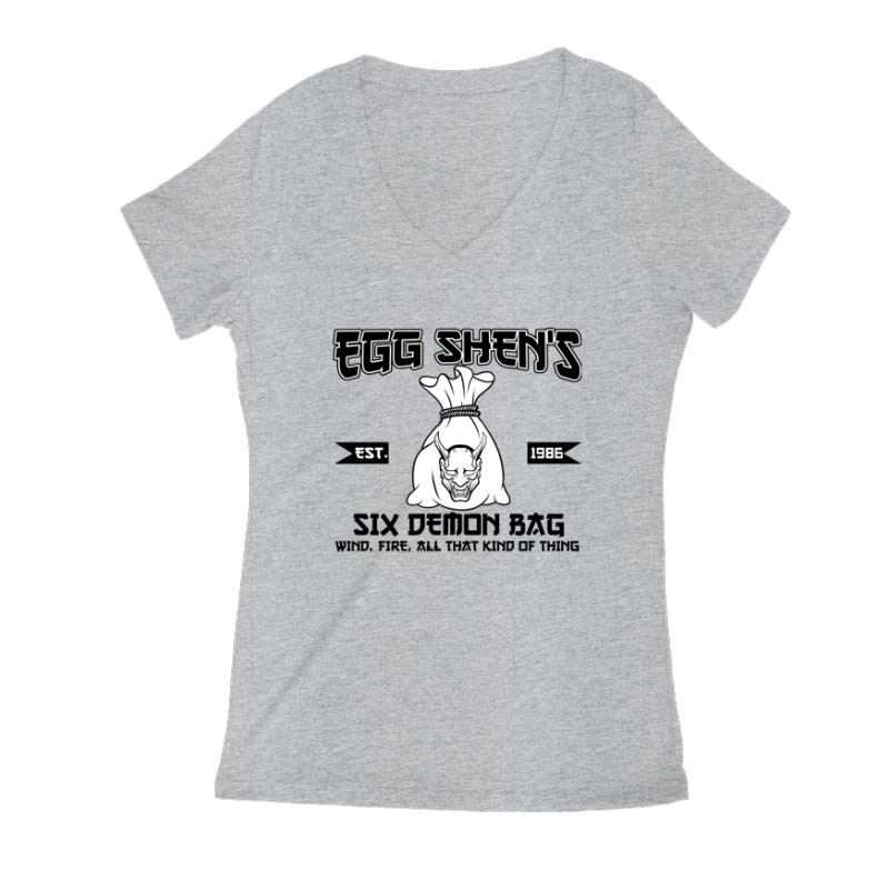 Egg Shen's Six demon bag Női V Kivágott póló