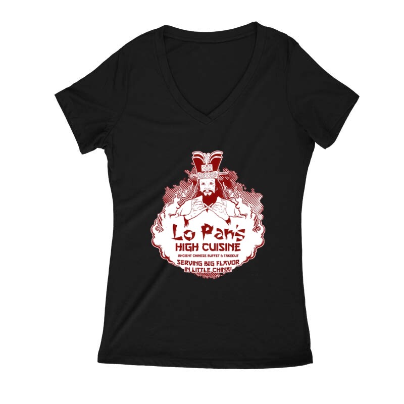 Lo-Pan -high cuisine Női V Kivágott póló