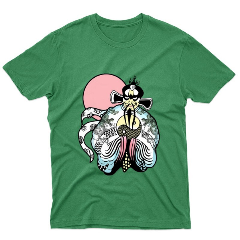 Jack Burton Fu Manchu Unisex Póló