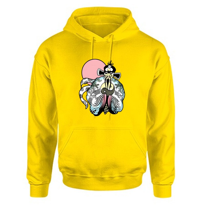 Jack Burton Fu Manchu Unisex Kapucnis Pulcsi