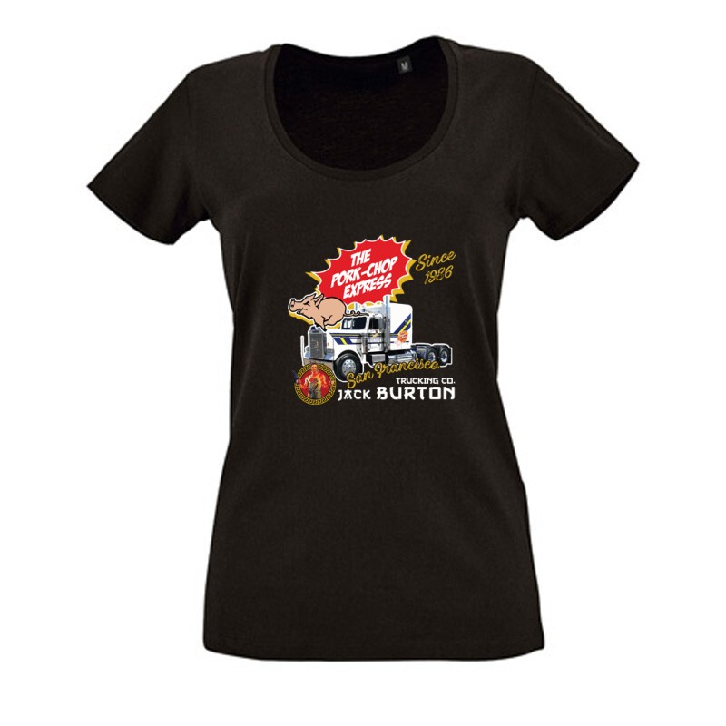 Jack Burton trucking pork-chop express Női O Nyakú Póló