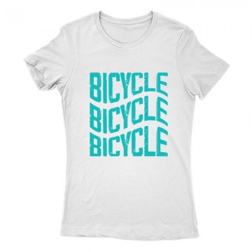Bicycle wave Női Póló