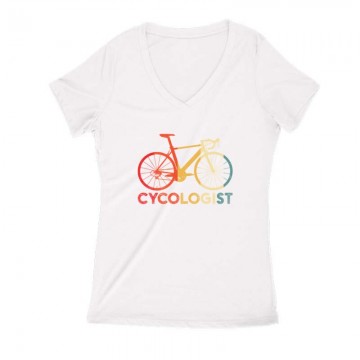 Cycologist Női V Kivágott póló