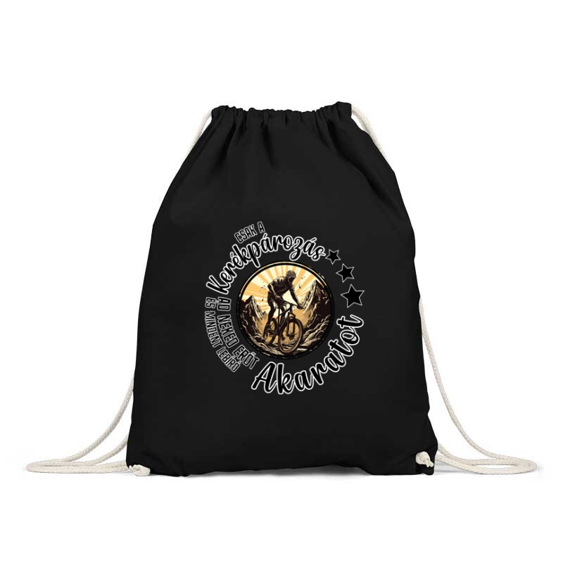 Csak a kerékpár add neked erőt Hátizsák