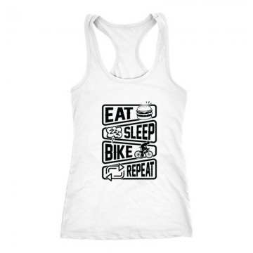 Eat sleep bike repeat Női...
