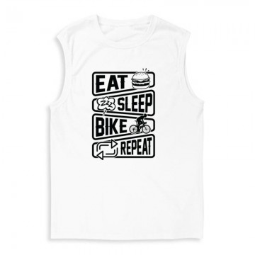 Eat sleep bike repeat Férfi...