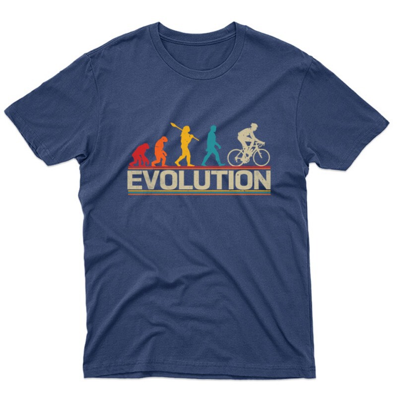 Evolution retro Unisex Póló