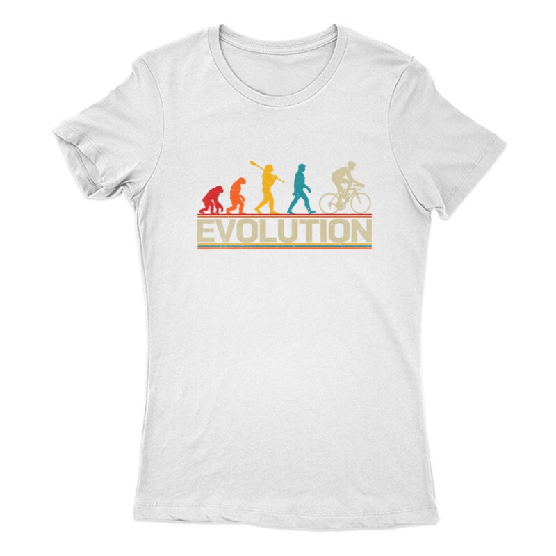 Evolution retro Női Póló