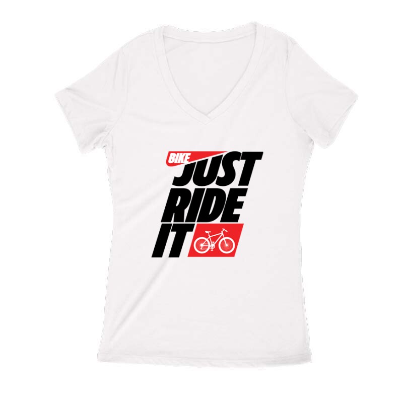 Just ride it Női V Kivágott póló