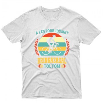 Legtöbb időt bringázással...