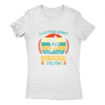 Legtöbb időt bringázással...