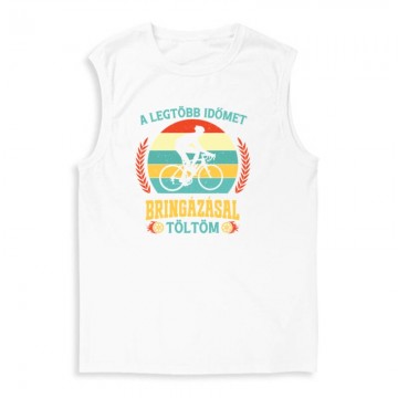 Legtöbb időt bringázással...