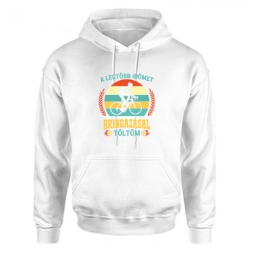 Legtöbb időt bringázással...