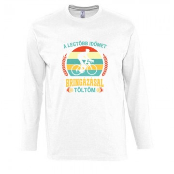 Legtöbb időt bringázással...