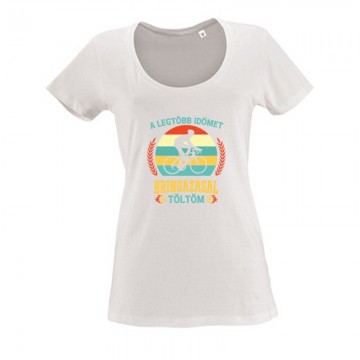 Legtöbb időt bringázással...