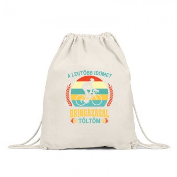 Legtöbb időt bringázással...