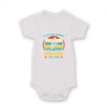 Legtöbb időt bringázással...