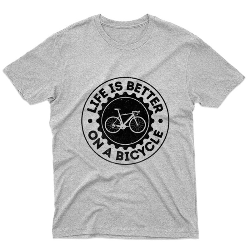 Life is better cycle Unisex Póló