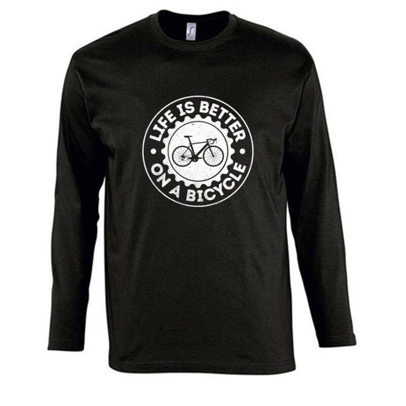 Life is better cycle Hosszú Ujjú Póló