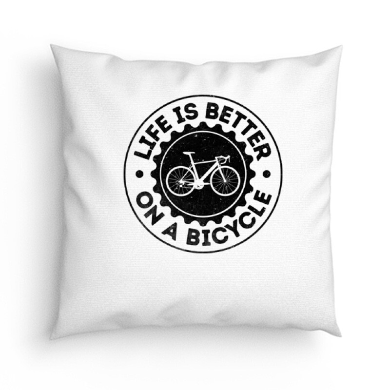 Life is better cycle Párna