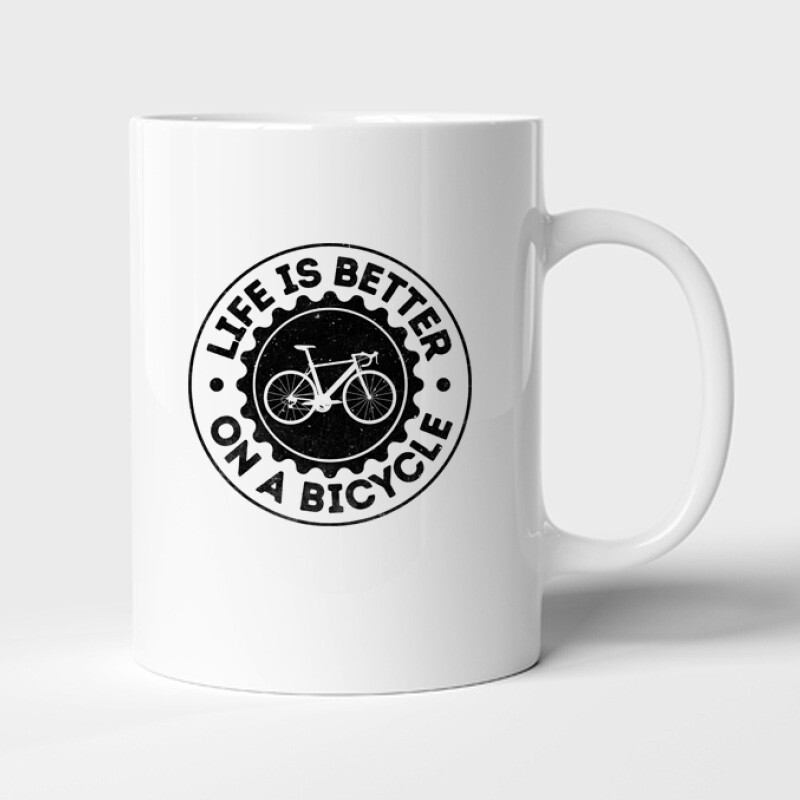 Life is better cycle Bögre