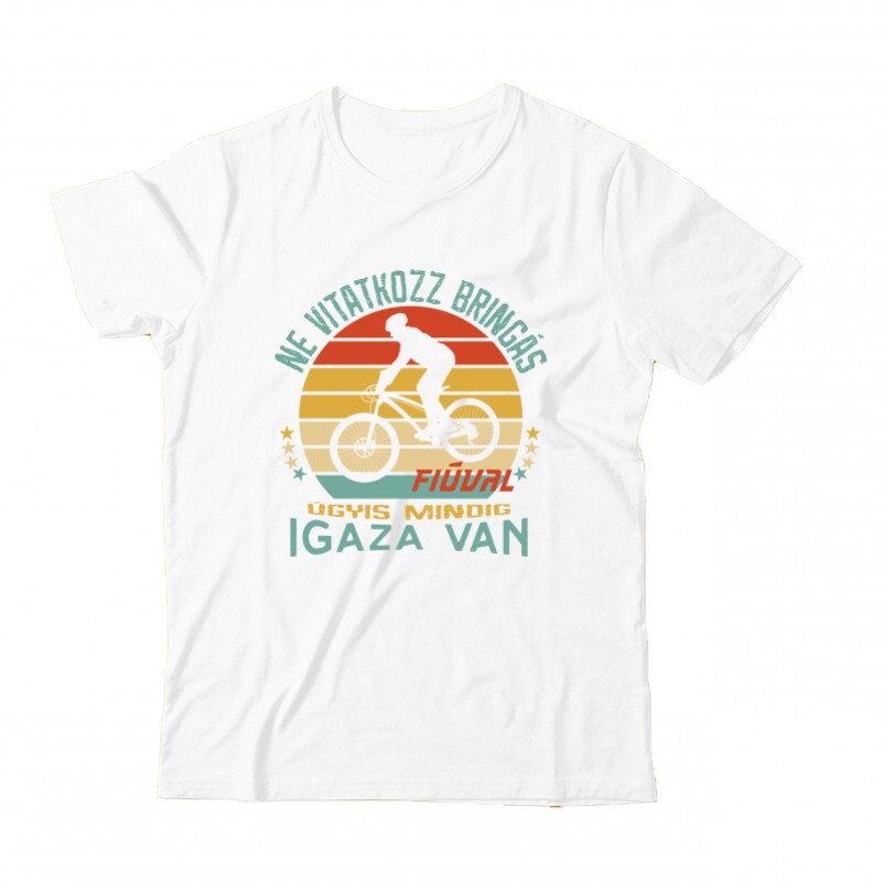 Ne vitatkozz bringás fiúval Gyermek Póló