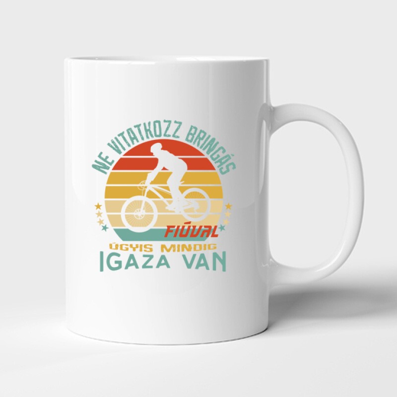 Ne vitatkozz bringás fiúval Bögre