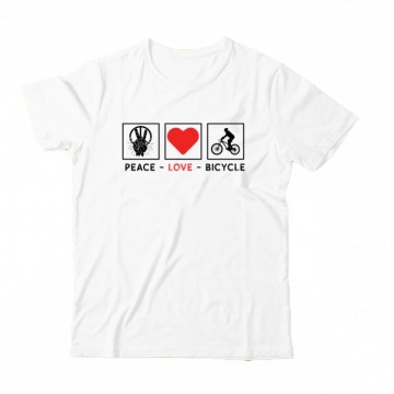 Peace love bicycle Gyermek...