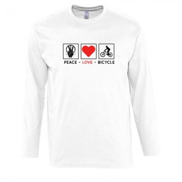 Peace love bicycle Hosszú...