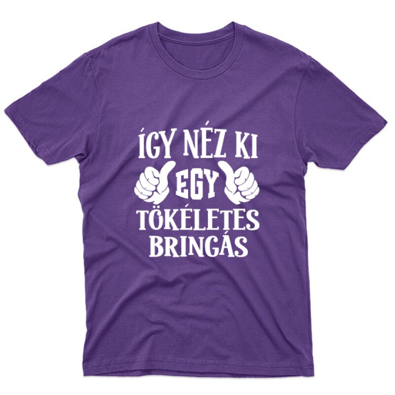 Így néz ki egy tökéletes bringás Unisex Póló