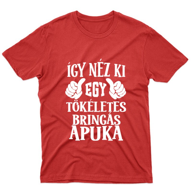 Így néz ki egy tökéletes bringás apuka Unisex Póló