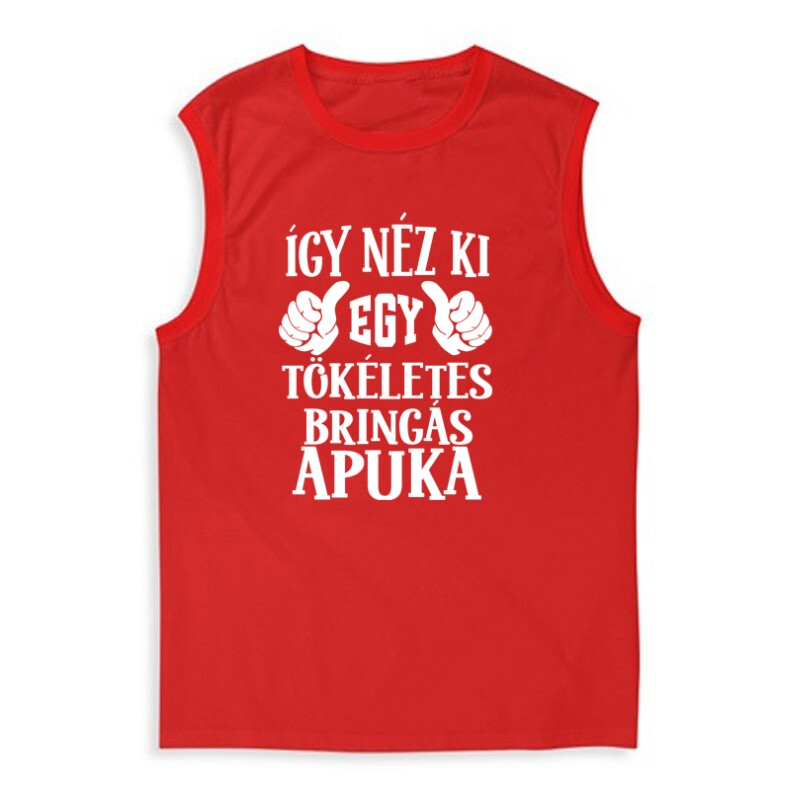 Így néz ki egy tökéletes bringás apuka Férfi Trikó