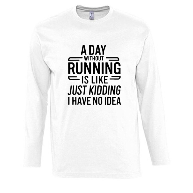 Day without running Hosszú Ujjú Póló