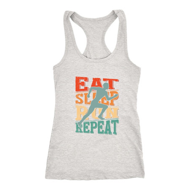 Eat sleep run repeat Női Trikó