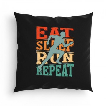 Eat sleep run repeat Párna