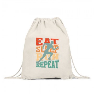 Eat sleep run repeat Hátizsák
