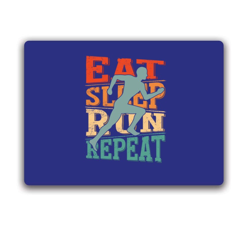 Eat sleep run repeat Egérpad