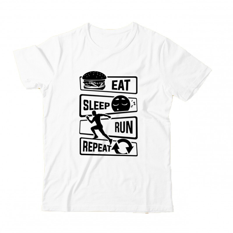 Eat sleep run repeat 2 Gyermek Póló