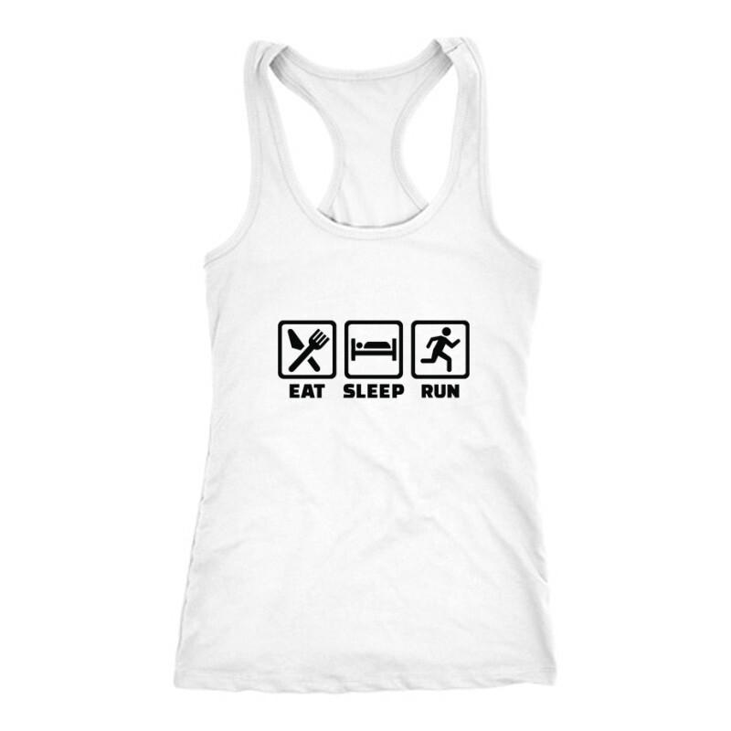 Eat sleep run repeat 3 Női Trikó